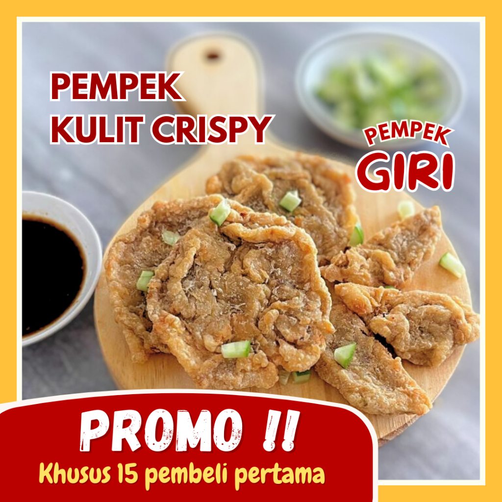 

PEMPEK IKAN TENGGIRI CRISPY ISI 10 PCS ASLI PALEMBANG - PEMPEK GIRI