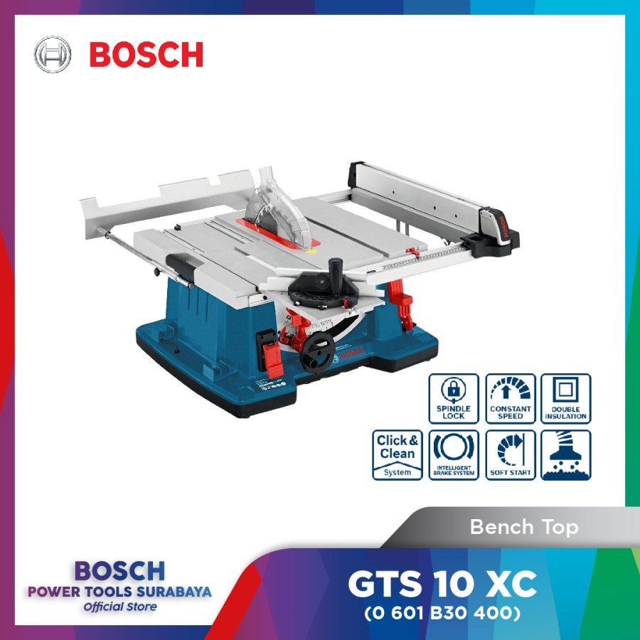 Table Saw 10 inch Bosch GTS 10 XC Gergaji Meja