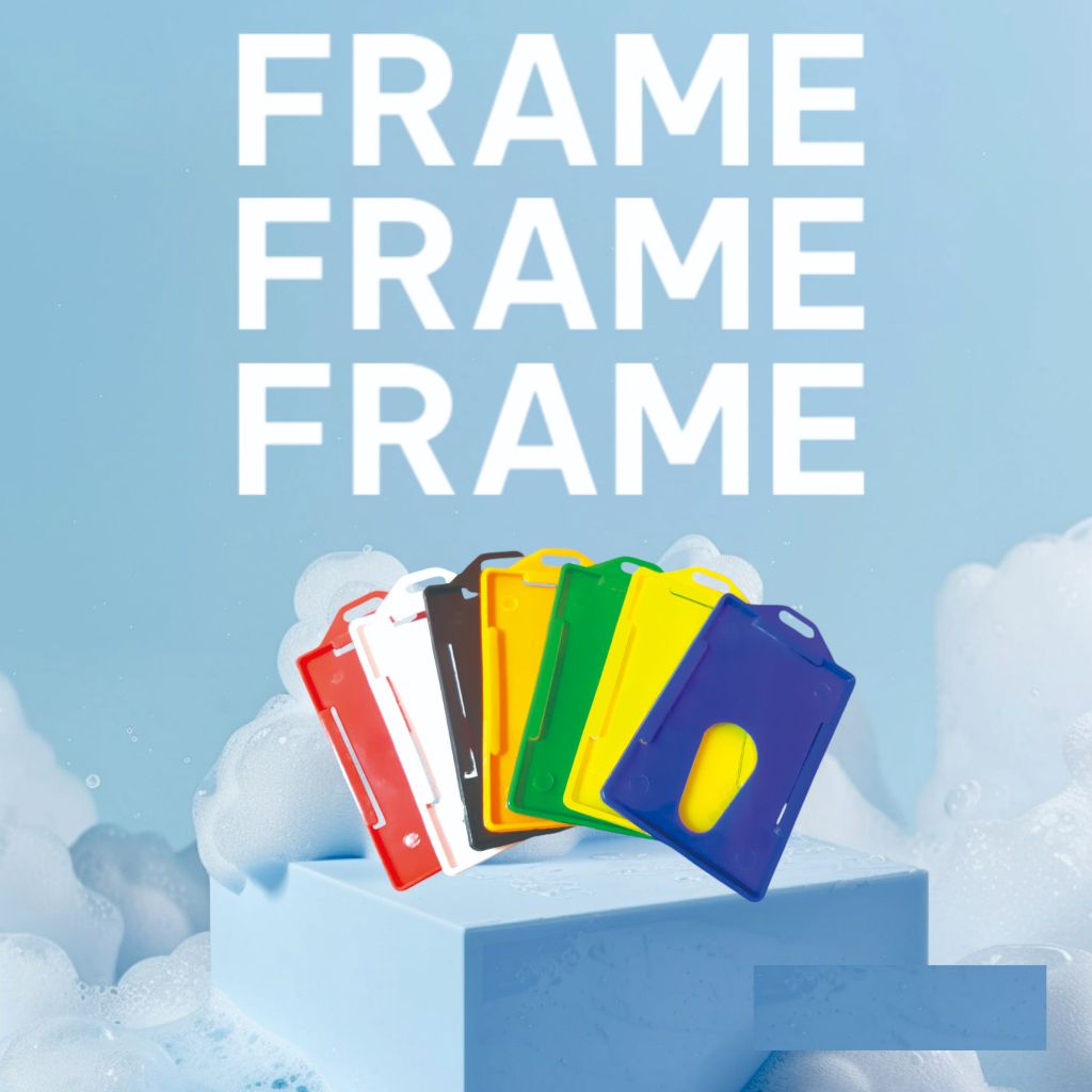 

FRAME STANDAR PLASTIK casing idcard frame id card case id card card holder plastik