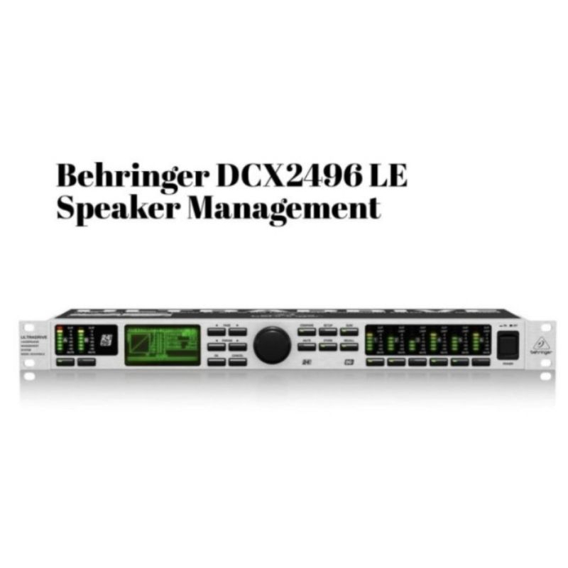 DLMS BEHRINGER DCX2496LE 2 INPUT ORIGINAL GARANSI 1 TAHUN