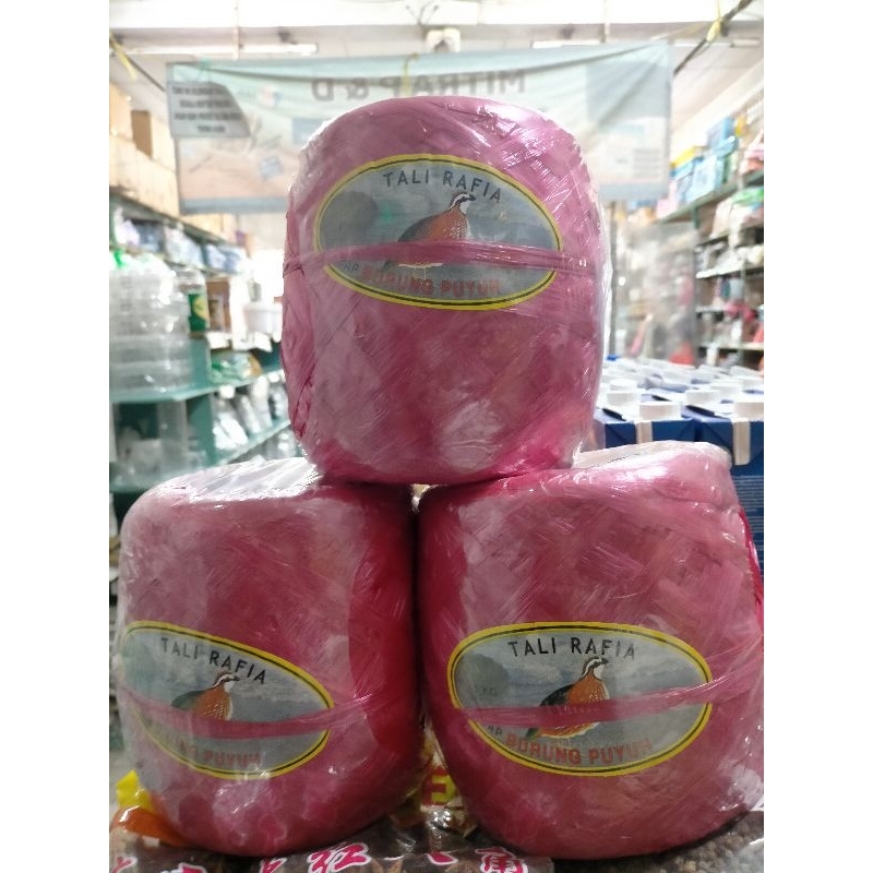 

Tali Rafia CAP BURUNG PUYUH 1kg