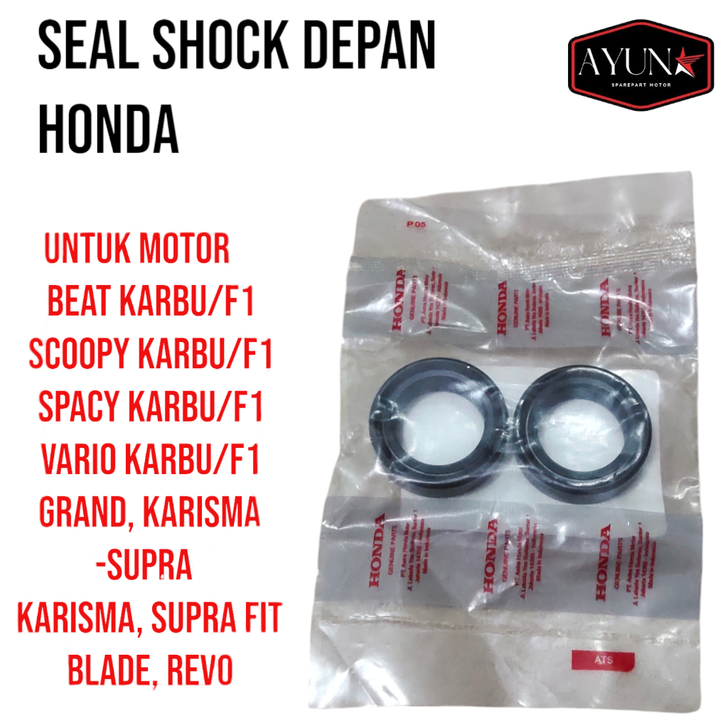 seal sil shock depan original honda grand beat vario supra karisma seal shock depan