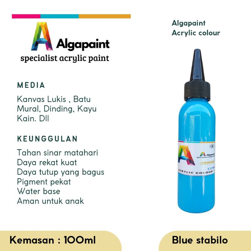 

Algapaint cat akrilik/mural/ lukisan/dinding/kayu/kain/sepatu/painting/catair/lukis/art/catlukis/acrylicpainting/melukis/alatlukis/acrylic/kuaslukis/senilukis/drawing/catminyak/acrylicpaint/pelukis/belajarlukis/perlengkapanlukis/hobilukis/birustabilo