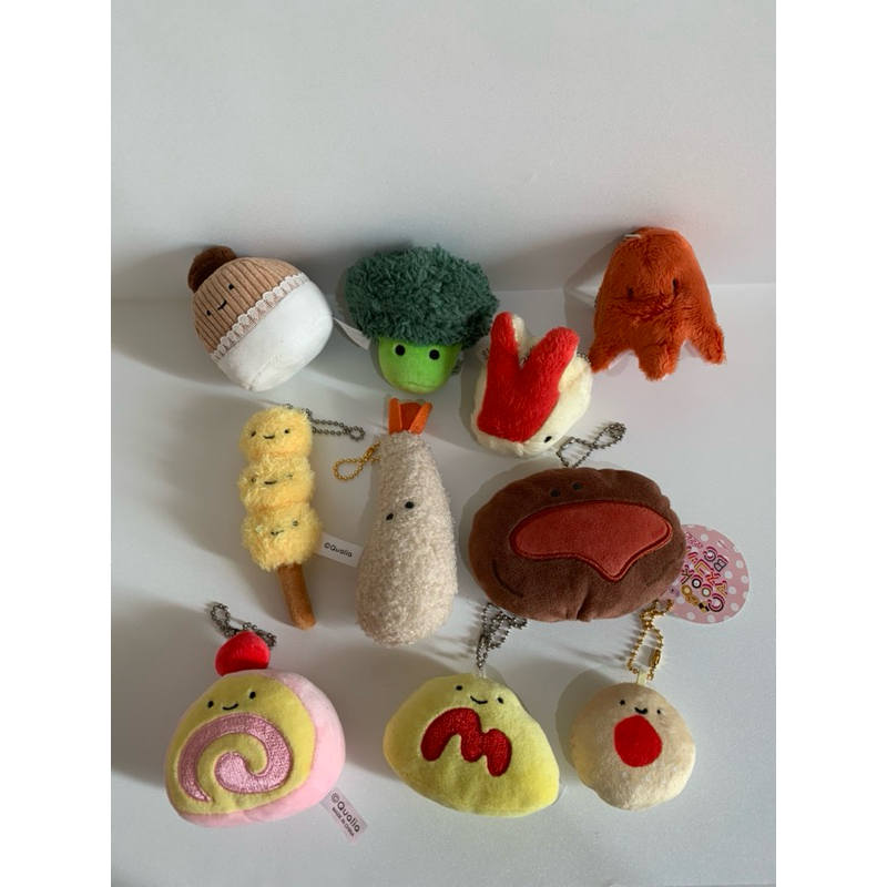 Food Plushies Keychain Gotochi Ballchain Figure Japan