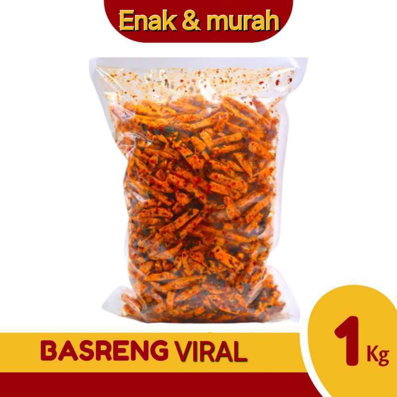 

Basreng 1 kg pedas daun jeruk basreng snack viral