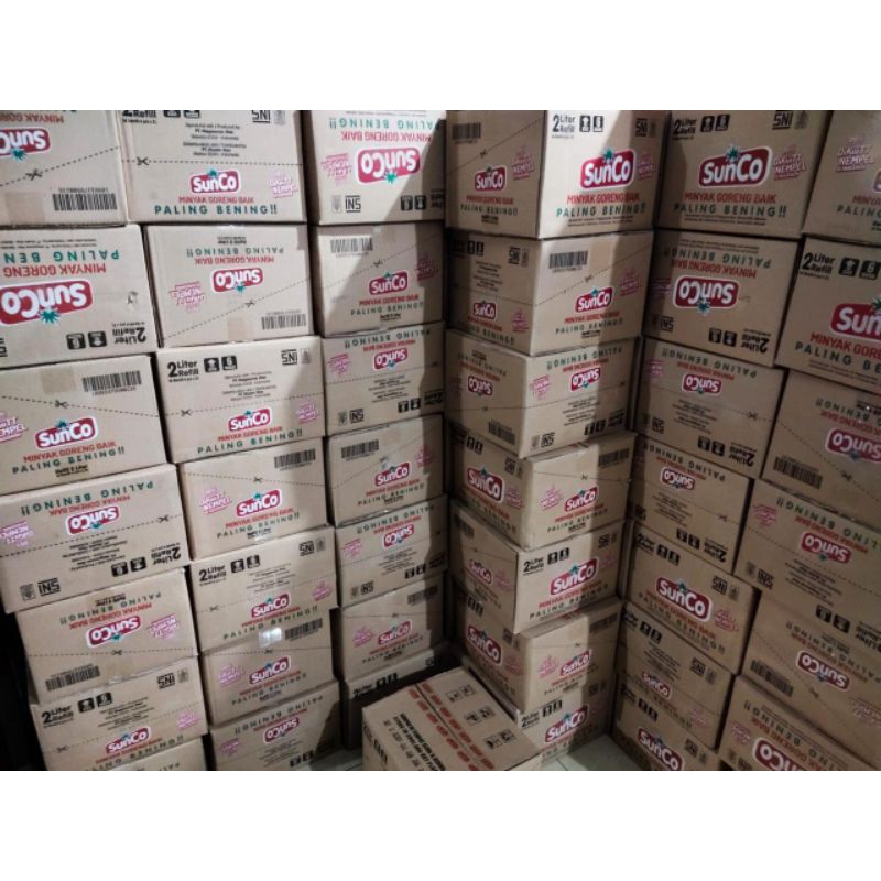 

Minyak SunCo kemasan 2L Paket Promo 2 kardus