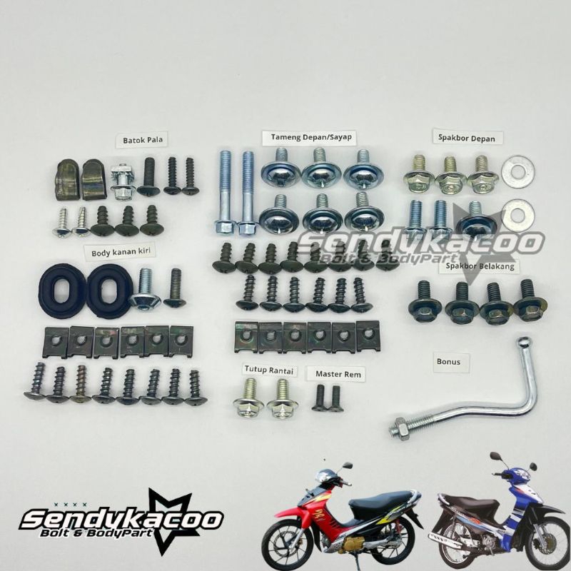 baut full body Shogun sp 125 / baut full body Shogun 125 lengkap