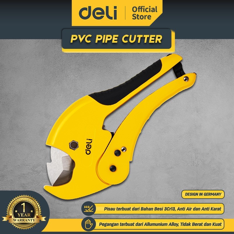 

Deli Pipe Cutter / Deli Gunting Pipa PVC 42 Mm Aluminium EDL2507