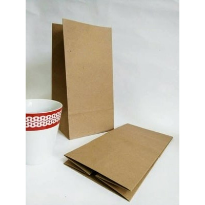 

basic paperbag medium large kraft liner ukuran 13x12x26 cm packaging souvenir ulang tahun