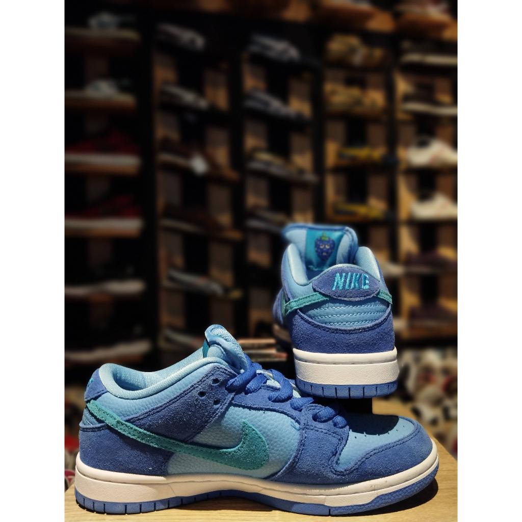 LS0060 Sepatu Wanita Nike SB Dunk Blue ORIGINAL SECOND