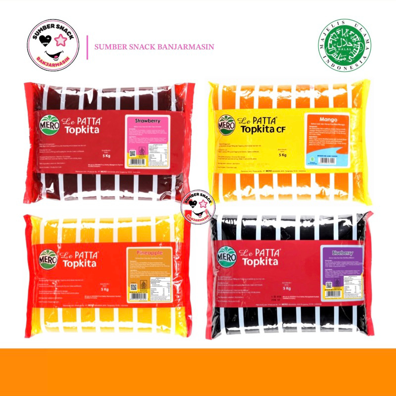 

Selai Le Patta Topkita Filling (5kg) (5 Varian Rasa)