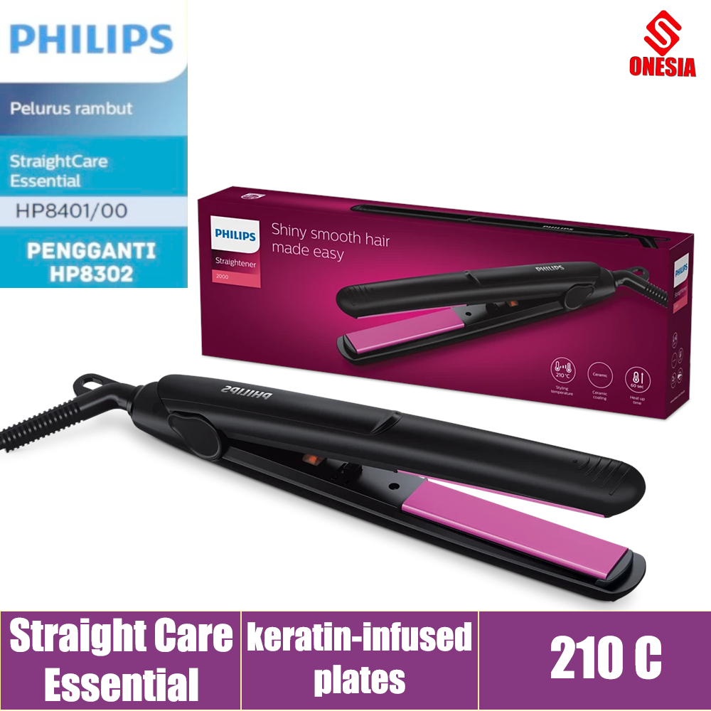 Catok Rambut Philips HP8401 Selfie Straightener Catokan Rambut Philips HP8401 Original 100%