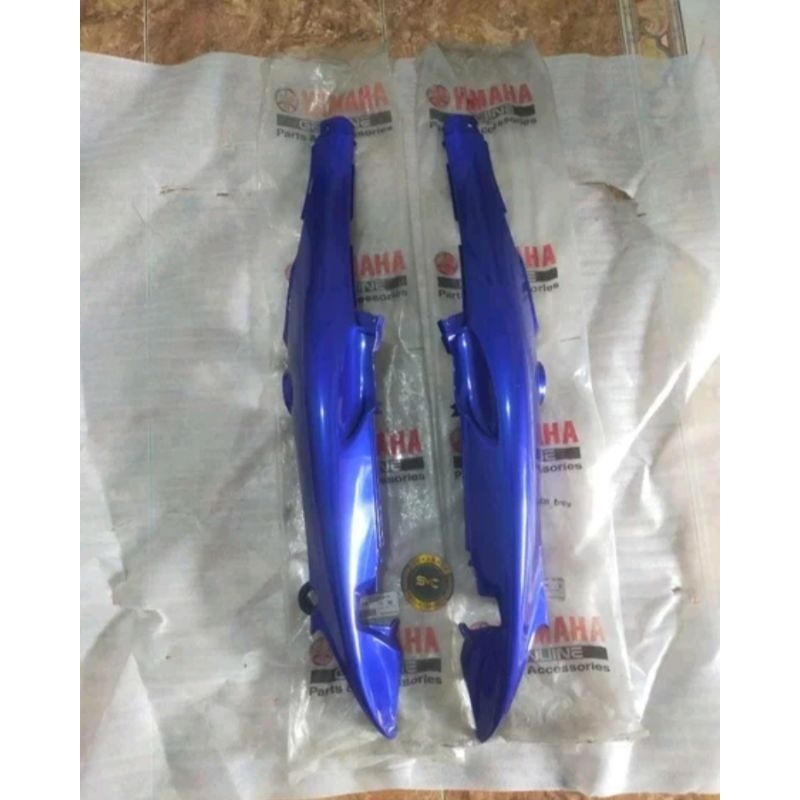 COVER BODY BELAKANG JUPITER Z LAMA BIRU KANAN KIRI ORI YGP 5LL-F1731-10-P8 5LL-1741-10-P8