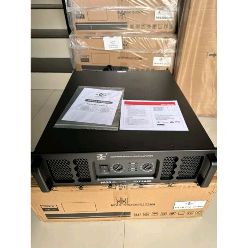 Power amplifier RDW profesional FA20pro FA 20 pro original