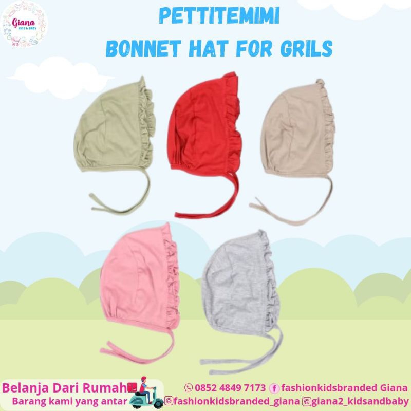 petitemimi-bonnet hat girls