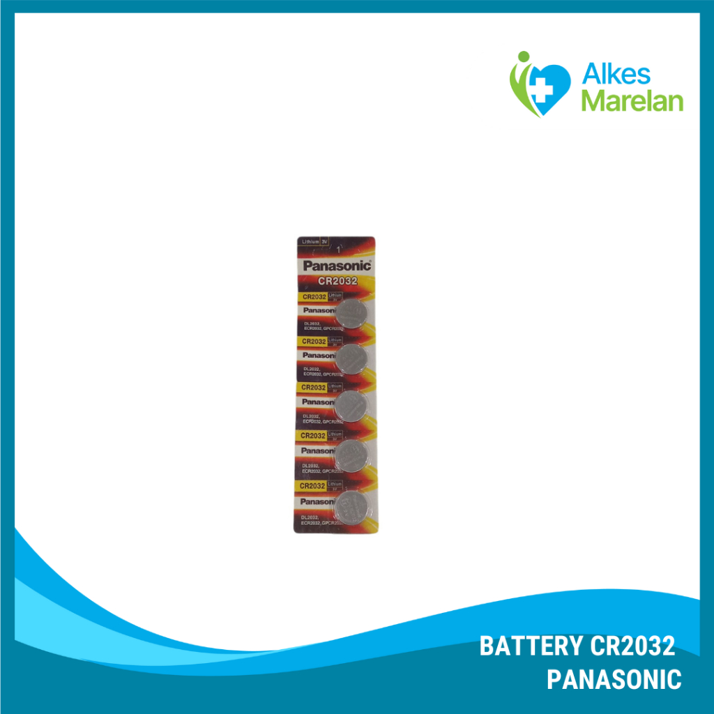 PANASONIC - BATERAI/BATRE/BATTERY Batere Coin CR2032/CR 2032 PANASONIC ORIGINAL Asli