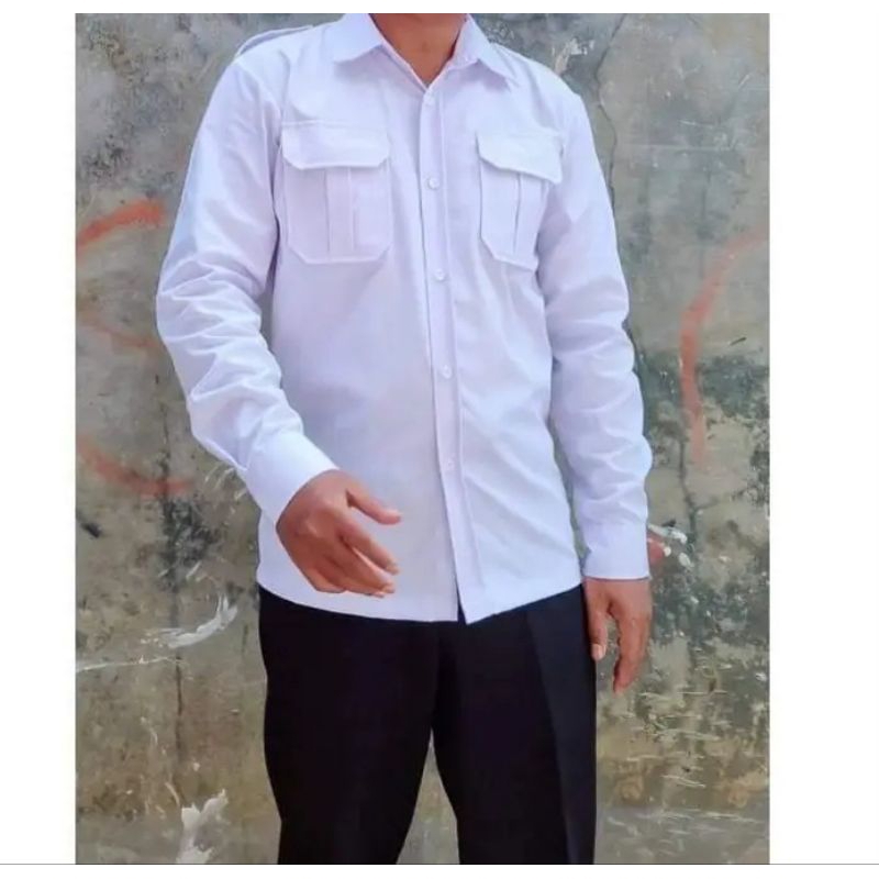 Kemeja PDL Pria Lengan Panjang / Baju Pemda / Baju Pns