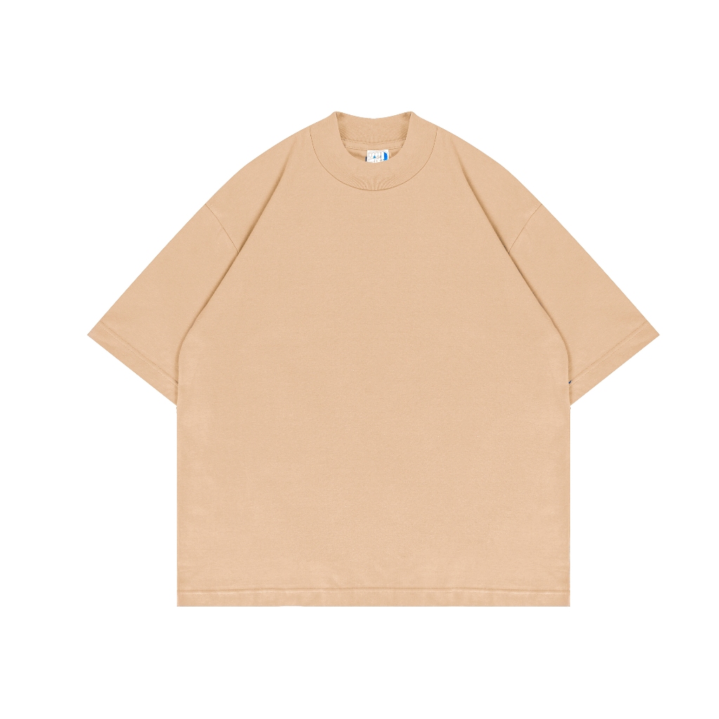 YUCK Kaos Polos Oversize Bold Neck Heavyweight 20s - Beige
