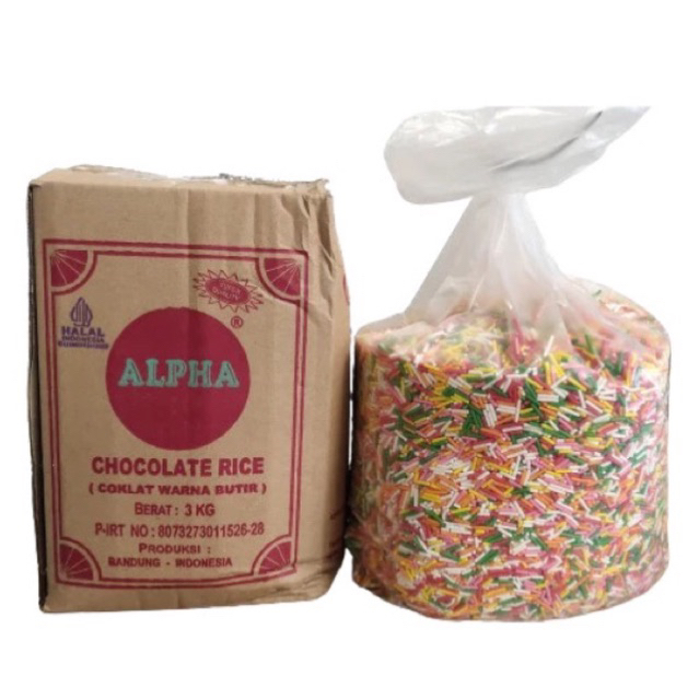 

MESES ALPHA / MESESRASA KU WARNA WARNI 1 BOX (3 KG)