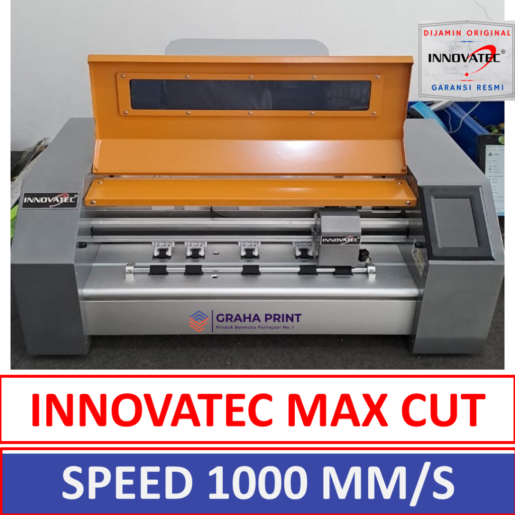 INNOVATEC Mesin Cutting Sticker Label A3+ MAXCUT Auto Feeding Sheet Otomatis - Alat Potong Stiker La