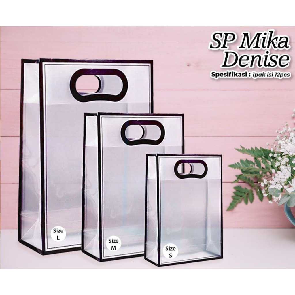 

SP Mika Denise | Paper Bag Plastik | Tas Plastik | Tas Hampers (1Bal 24 Pcs)