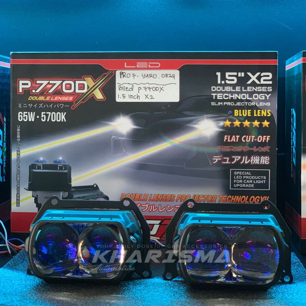 Pro7 P770DX biled 1,5 inch X2