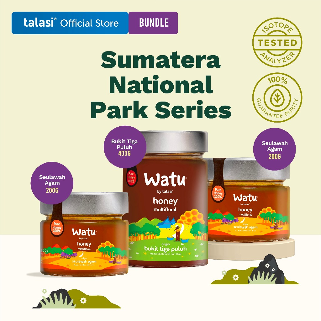 

Watu Honey National Park Sumatra Series 400gr