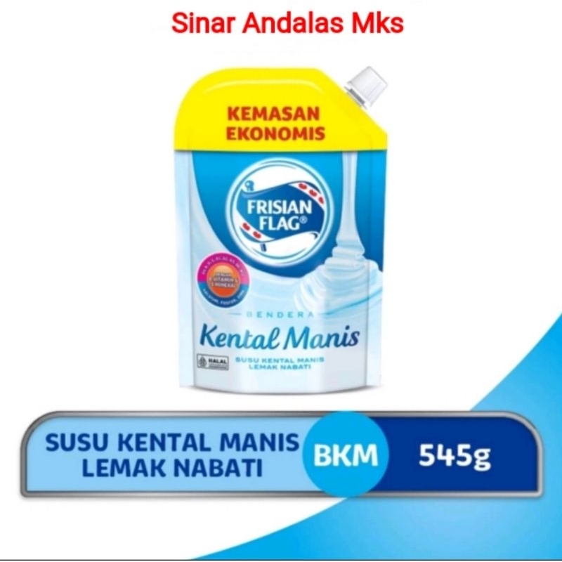 

Frisian Flag Bendera Kental Manis Lemak Nabati 545g Pouch