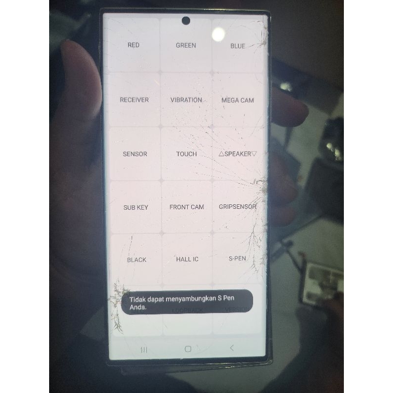 LCD SAMSUNG GALAXY S23ULTRA MINUS RETAK JARONG