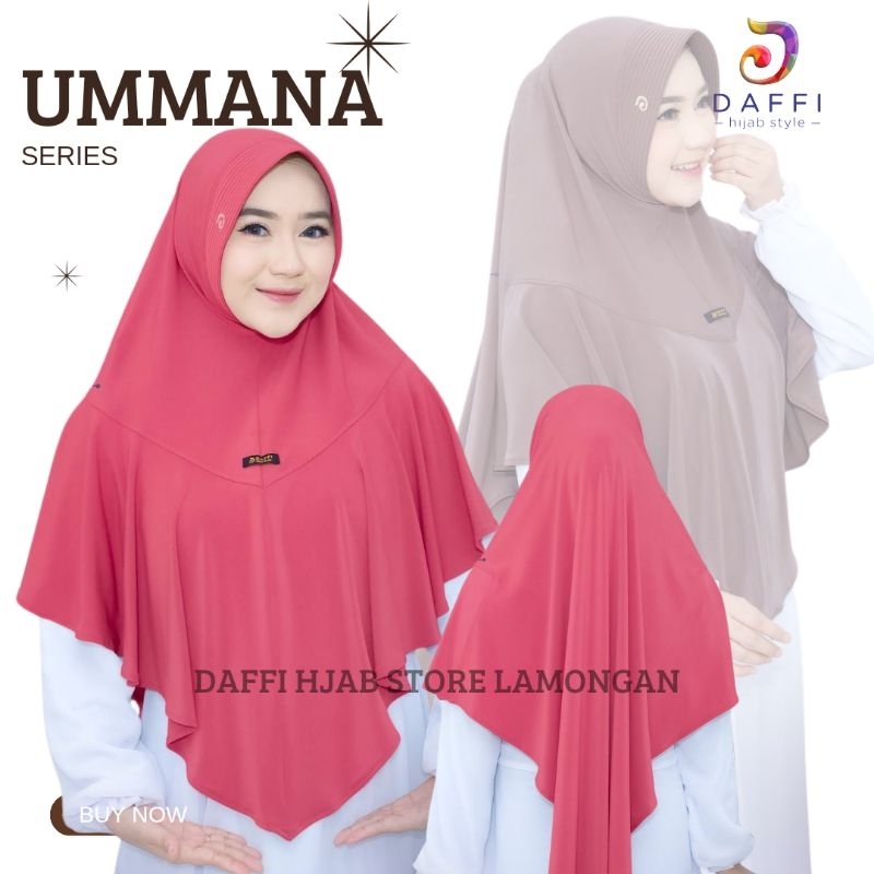 UMMANA daffi Hijab - Jilbab Instan Jersey Premium Simple Jumbo Terbaru