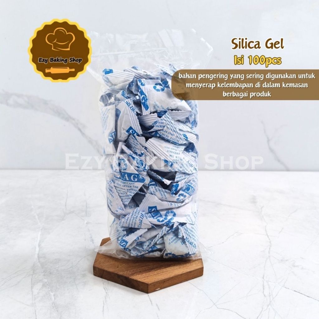 

Silica Gel 2gr isi 100pcs - Food Grade Khusus Makanan
