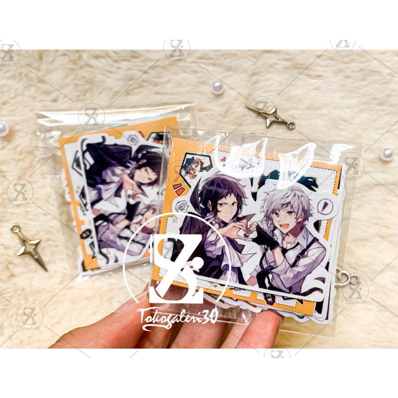

25PCS STIKER ANIME BUNGOU STRAY DOGS STIKER MURAH SUDAH CUTTING