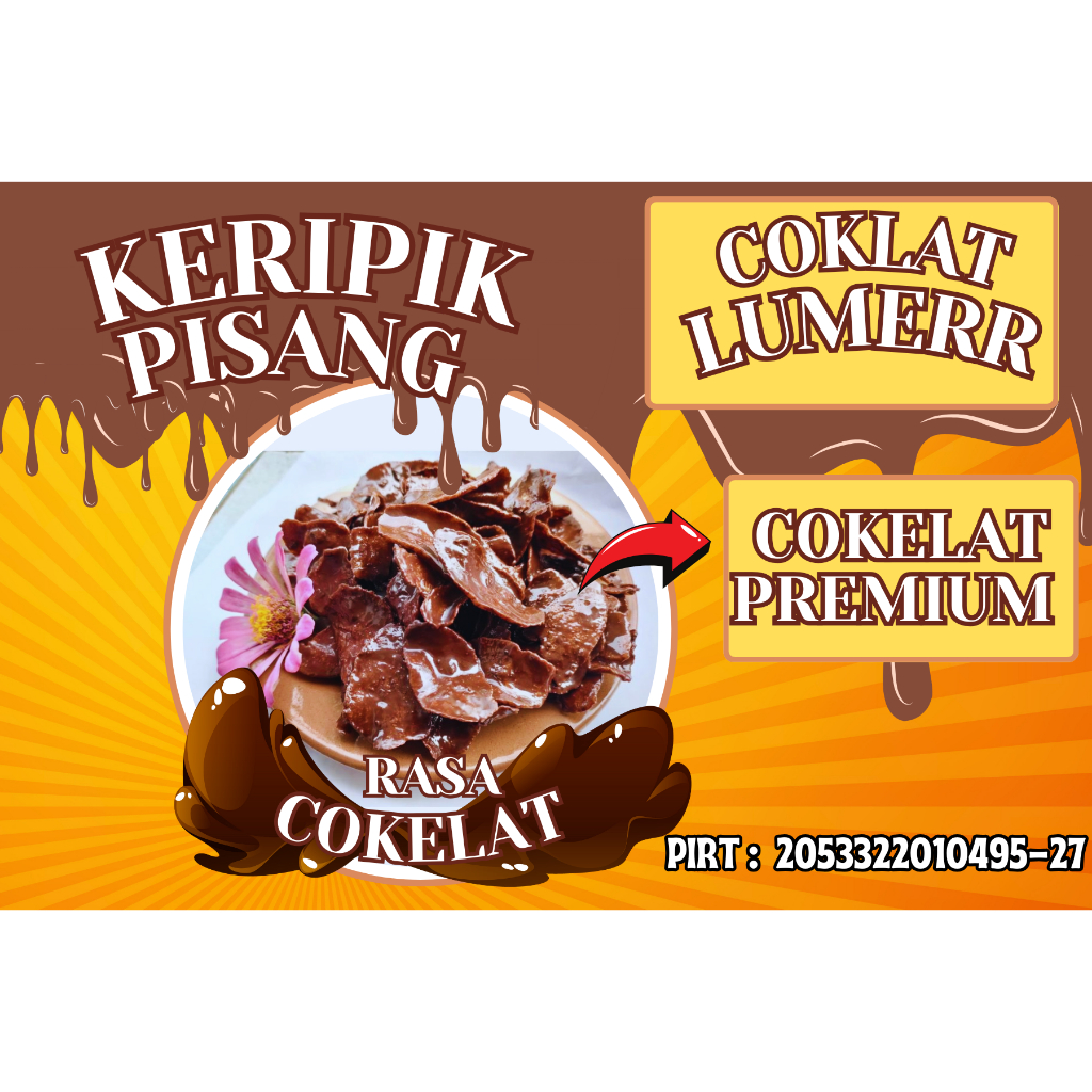 

KERIPIK PISANG COKLAT LUMERR FULL COKLAT PREMIUM 500 GRAM