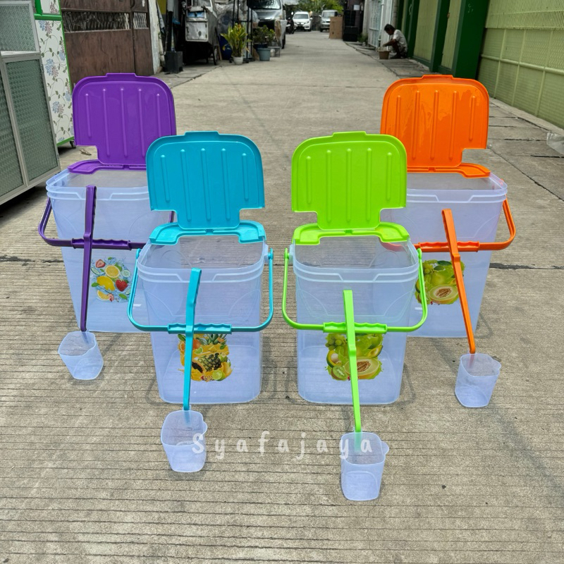 TOPLES + GAYUNG KIARA 20 - 30 LITER / AQUARIUM ES BUAH / WADAH ES KELAPA