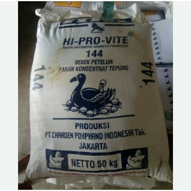 Konsentrat Itik Petelur 144 Hi pro vite pakan campuran unggas