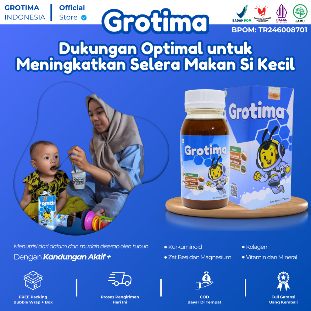 Grotima Vitamin Nafsu Makan Anak Vitamin Penambah Nafsu Makan