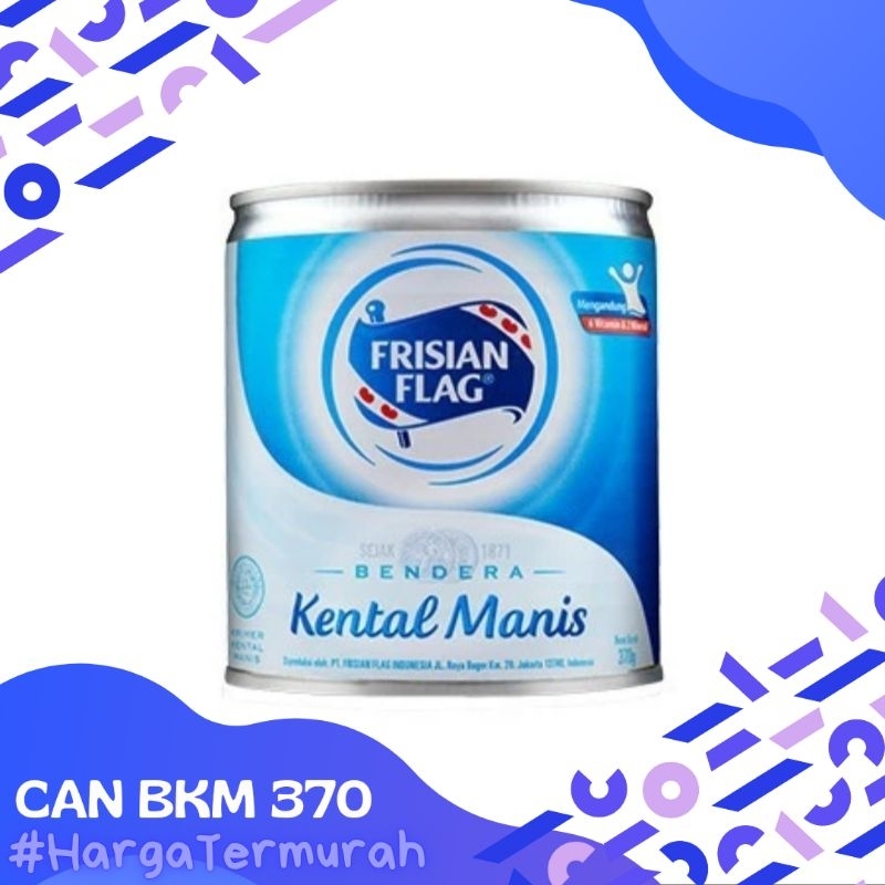 

Susu Frisian Flag Putih kaleng 370g | Susu bendera kaleng kental manis putih