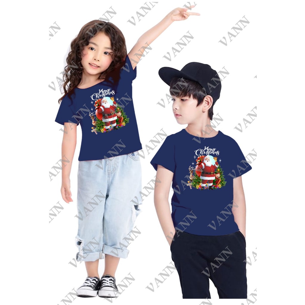 BAJU NATAL /KAOS NATAL ANAK-ANAK/ KAOS NATAL SPESIAL/ KAOS MERRY CHRISTMAS ANAK /PAKAIAN ANAK LAKI-L