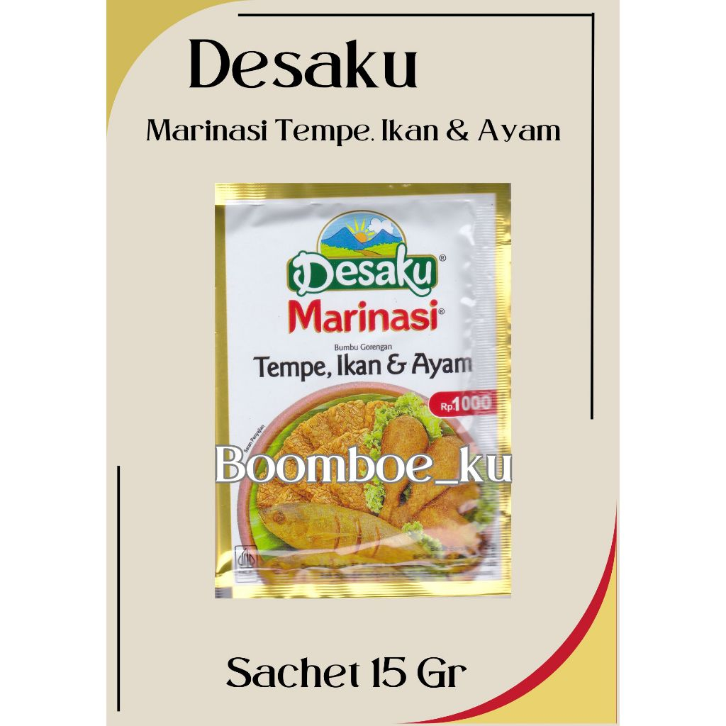 

Desaku Marinasi Tempe, Ikan dan Ayam
