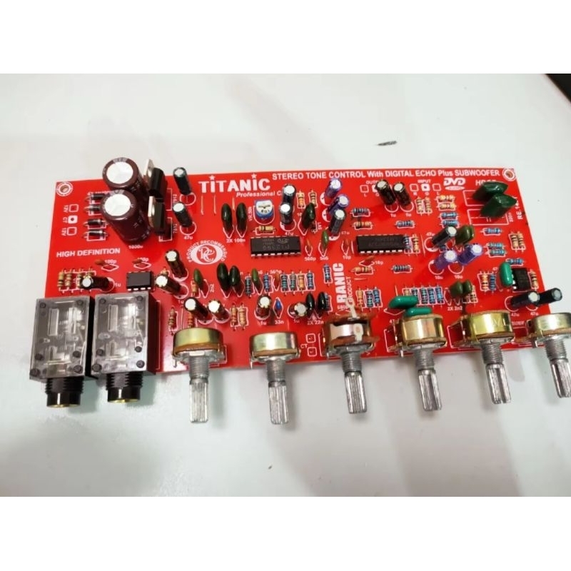 Kit Tone Control TITANIC Stereo Mic Echo plus subwoofer