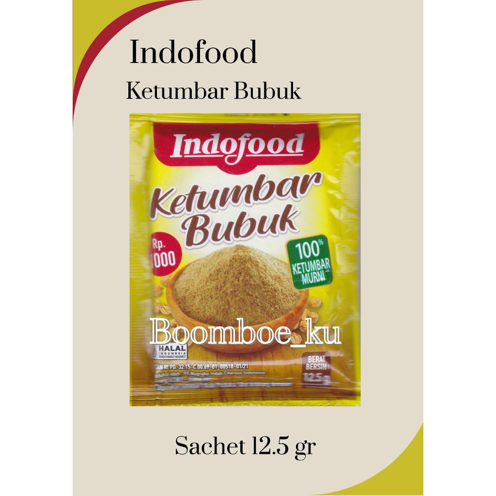 

Indofood Ketumbar Bubuk 12.5Gr