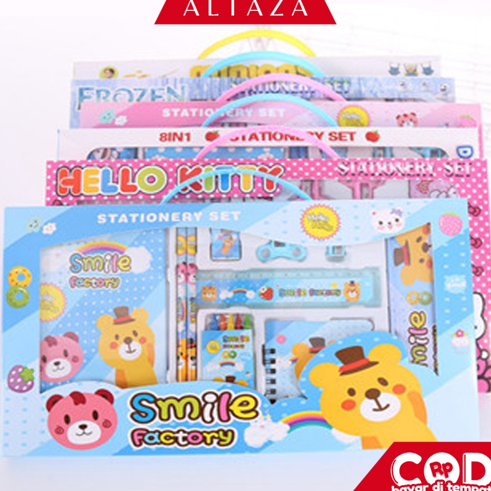 

Gratis Pengiriman ALTAZA COD Paket Alat Tulis Set Stationery Set Study Anak Karakter STY7