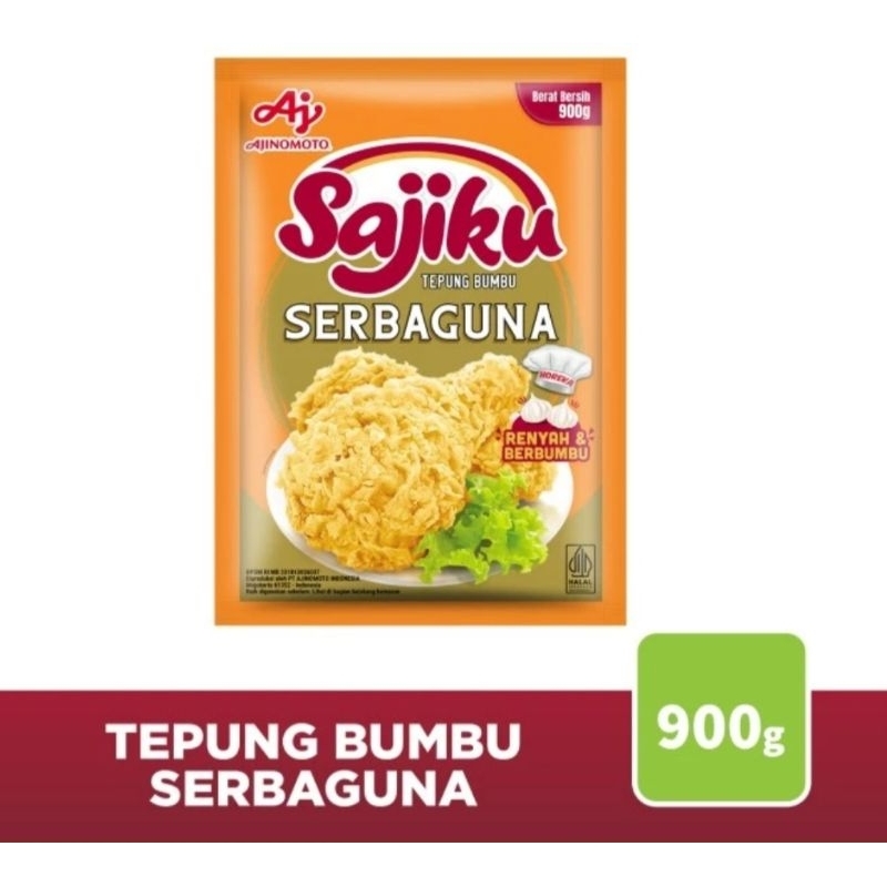 

Sajiku Tepung Bumbu Serba Guna 900g