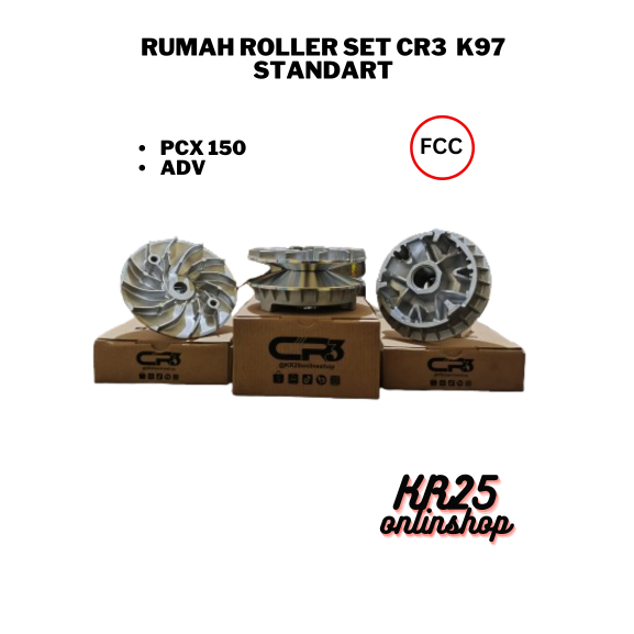 PULLEY SET RUMAH ROLLER CR3 KIPAS K97 STANDART PCX150 ADV