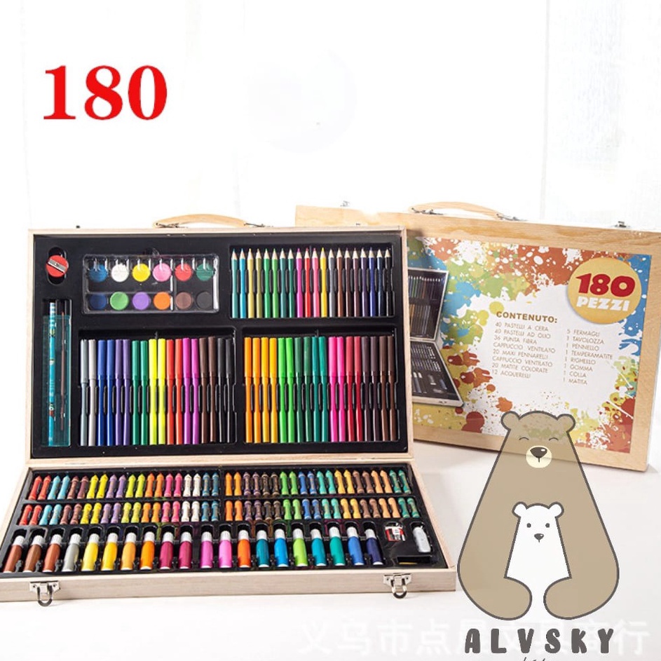 

Langsung Kirim ART FULL SET 18 PCS KRAYON MENGGAMBAR MEWARNAI ANAK PENSIL WARNA PERLENGKAPAN