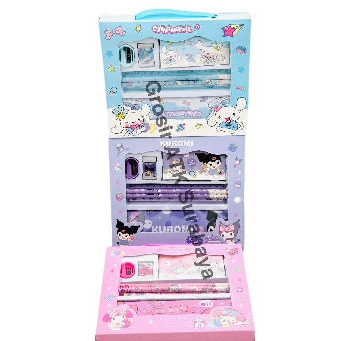 

Super Jualan Paket Alat Tulis Study Set Stationery Set Kotak Pensil Sanrio My Melody Cinnamorol Kuromi 3