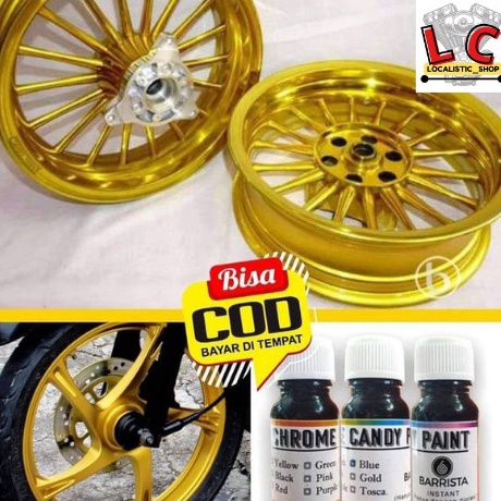 

Baru Sampai Cat Logam Pewarna logam Permanen instan Candy Chrome instant Cat Oles paling laris