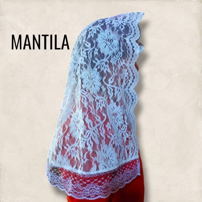 Mantila Kerudung Misa/Mantila Katolik/Kerudung Misa
