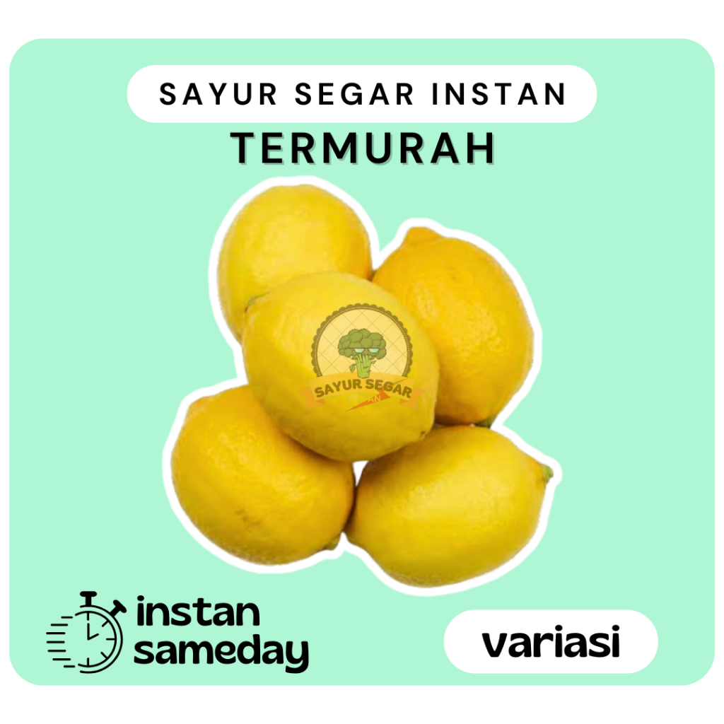 

Lemon / Jeruk Lemon Import [ 500gr-1kg ]