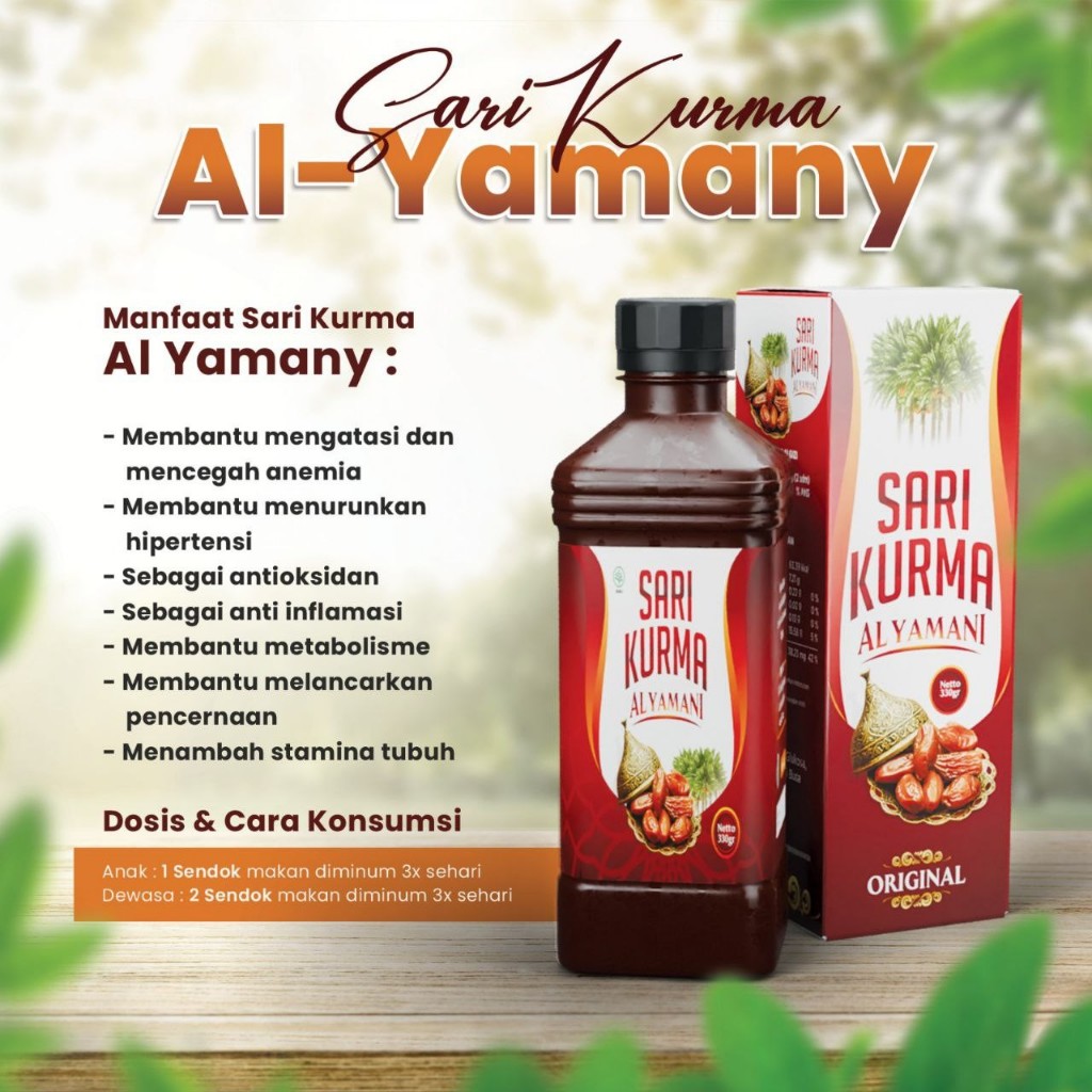 Sari Kurma Al Yamani - Cepat Menaikan HB & Trombosit - pusatherbal_02